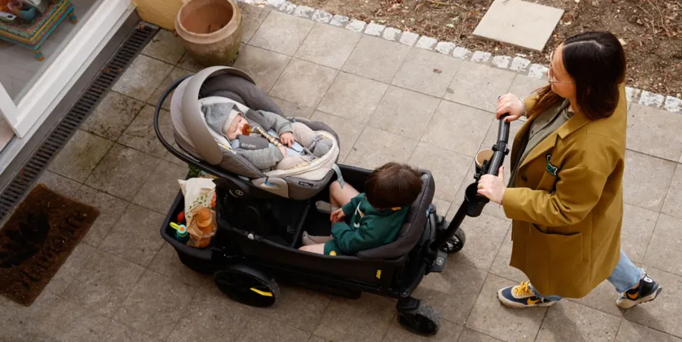 Autositz Adapter (Cybex/Maxi-Cosi/Nuna) schwarz