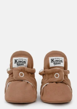 Baby Booties Gamuza Mocha