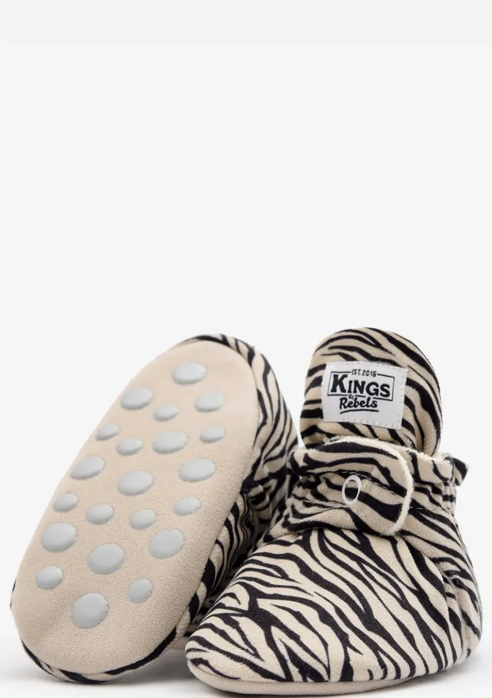 Baby Booties Gamuza Zebra