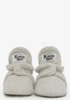 Baby Booties Teddy Grau