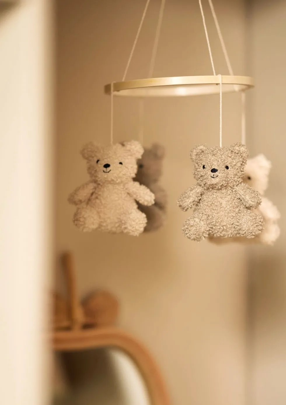 Baby Mobile 'Teddy Bear' Olive Green