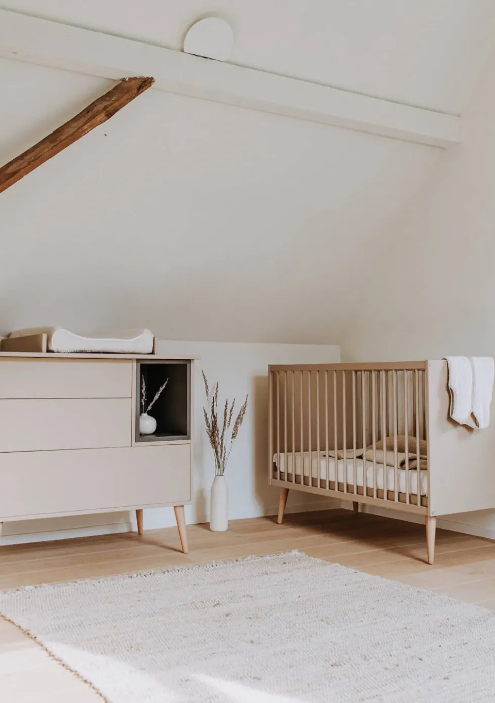 Babybett 'Cocoon' Latte 120 x 60 cm