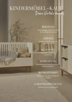 Babybett 'Loft' Weiß 120 x 60 cm