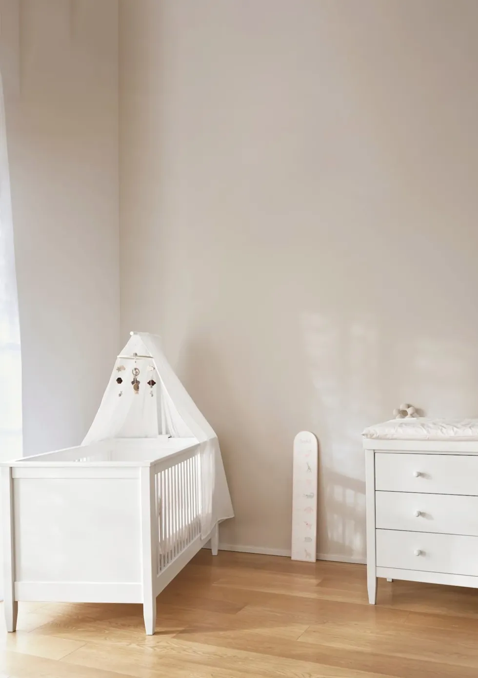 Babybett weiß 140 x 70 cm