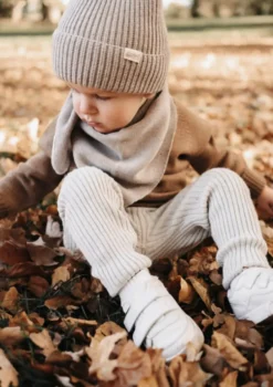 Babyleggings zum Mitwachsen stein