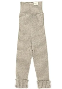 Babyleggings zum Mitwachsen beige