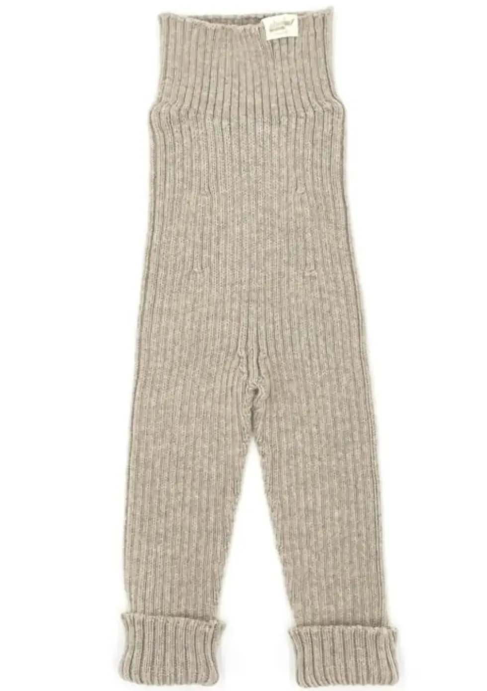 Babyleggings zum Mitwachsen beige