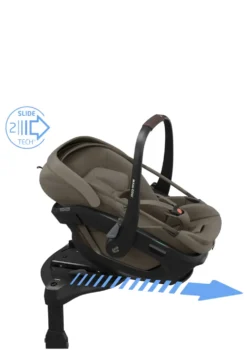 Babyschale 'Coral Slide Pro' Oak Truffle