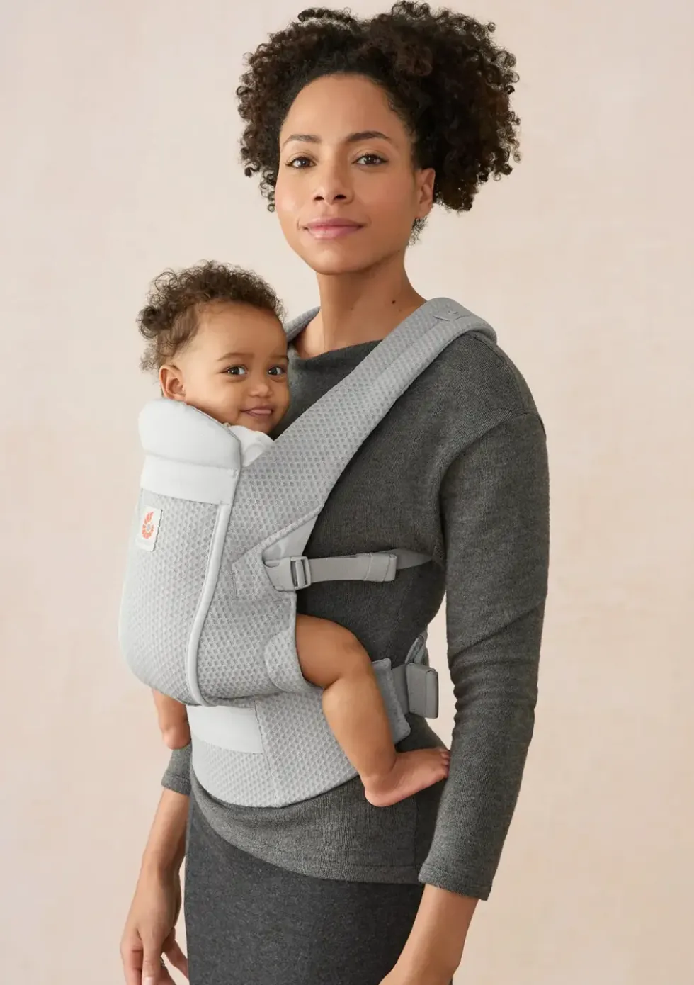 Babytrage 'Omni Lite' Mesh Pearl Grey