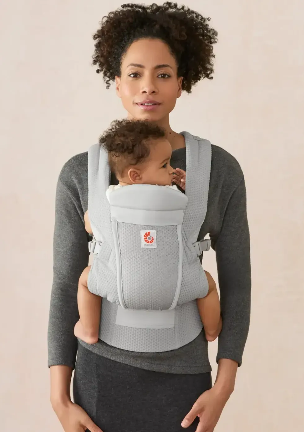 Babytrage 'Omni Lite' Mesh Pearl Grey
