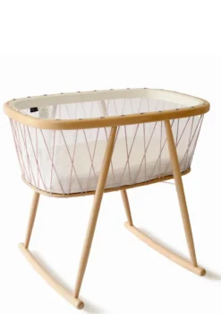 Babywiege 'Kumi' Rosenholz 68 x 40 cm