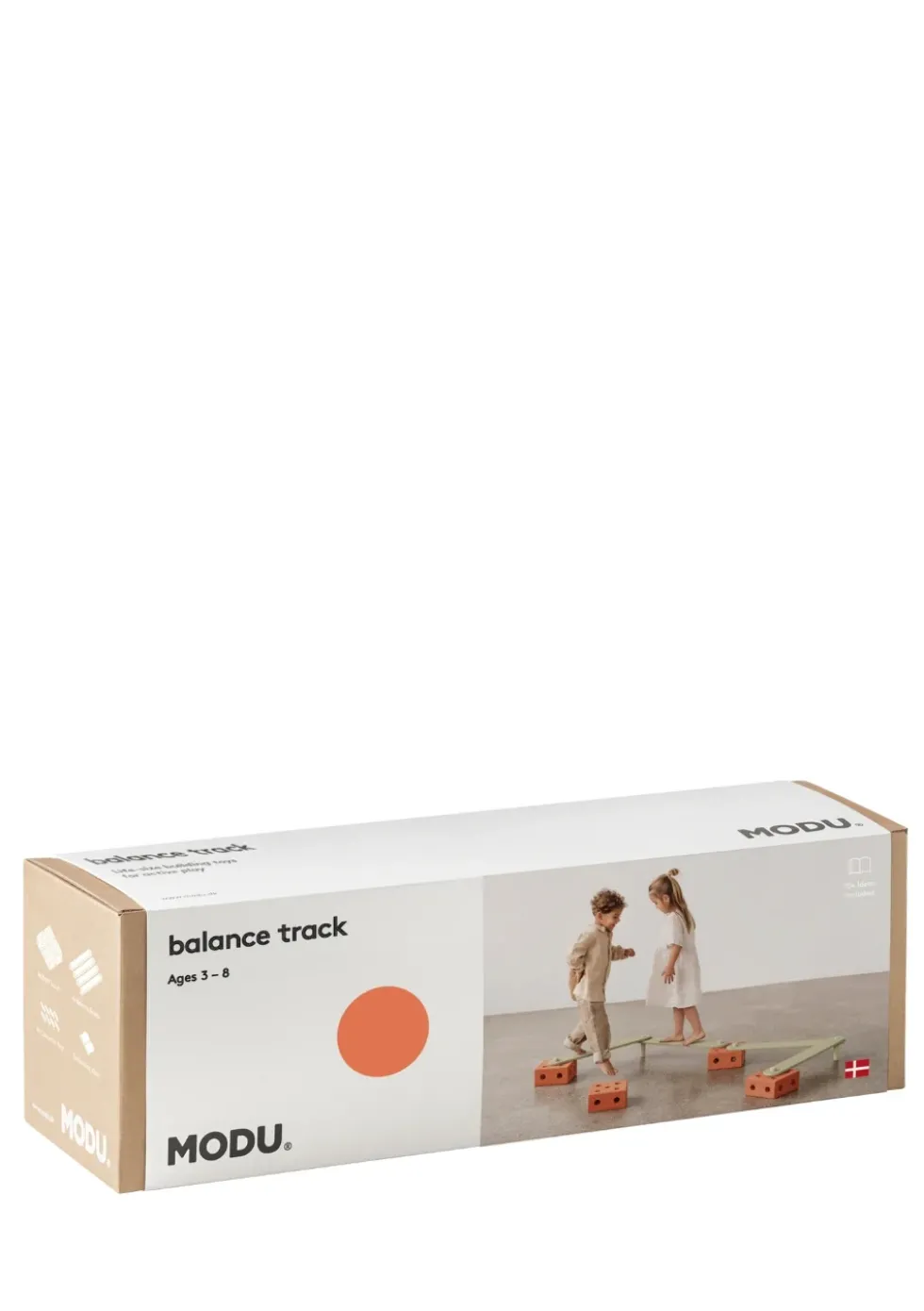 Balance Track-Set 17-teilig Burnt Orange / Dusty Green