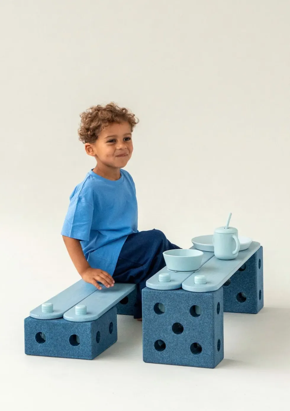 Balance Track-Set 17-teilig Sand Grey / Honey Yellow