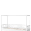 Baldachinbett weiß 200 x 90 cm