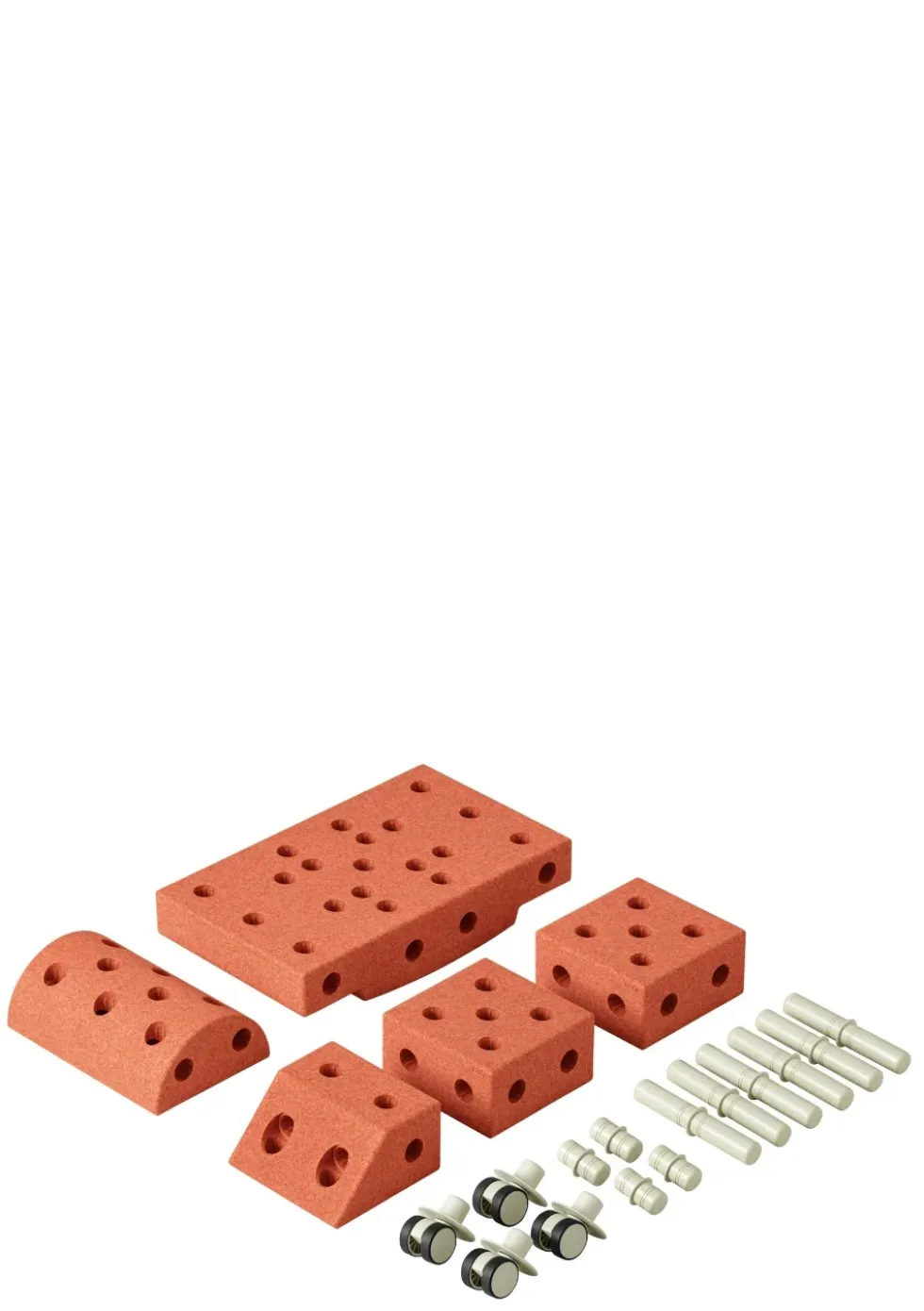 Bauspielzeug 'Explorer-Set' 20-teilig Burnt Orange / Dusty Green