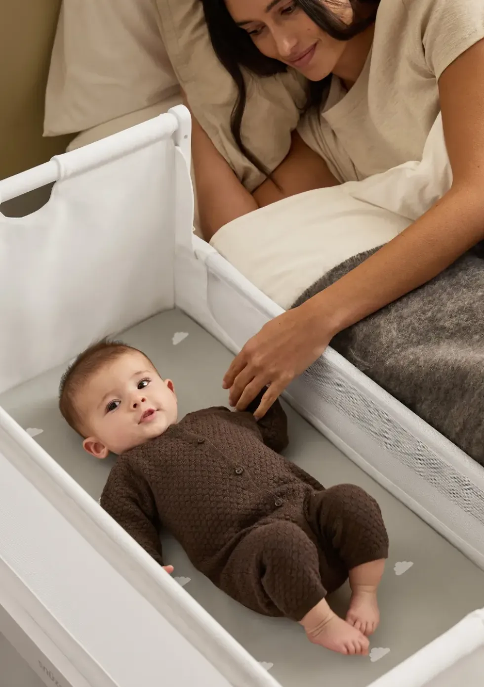 Beistellbett 'SnüzPod 5' Weiß
