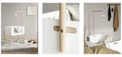 Betthimmel für Beistellbett 'Wood' Weiß