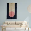Bettsofa 'Camp Nomad' Weiß / Eiche 180 x 90 cm
