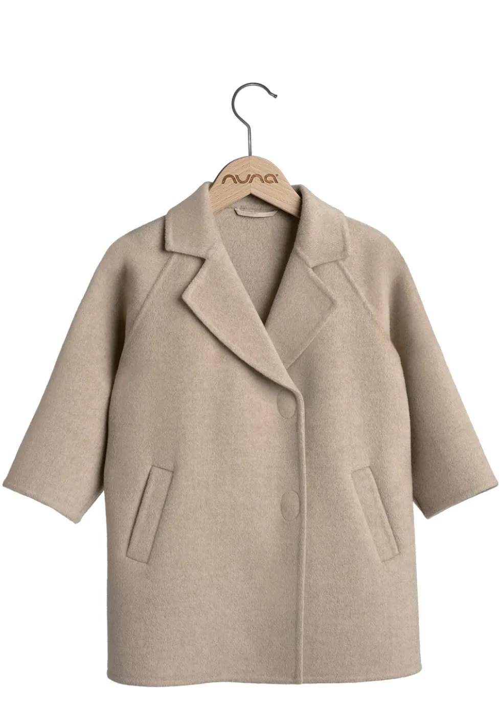 Cashmere Kindermantel stone
