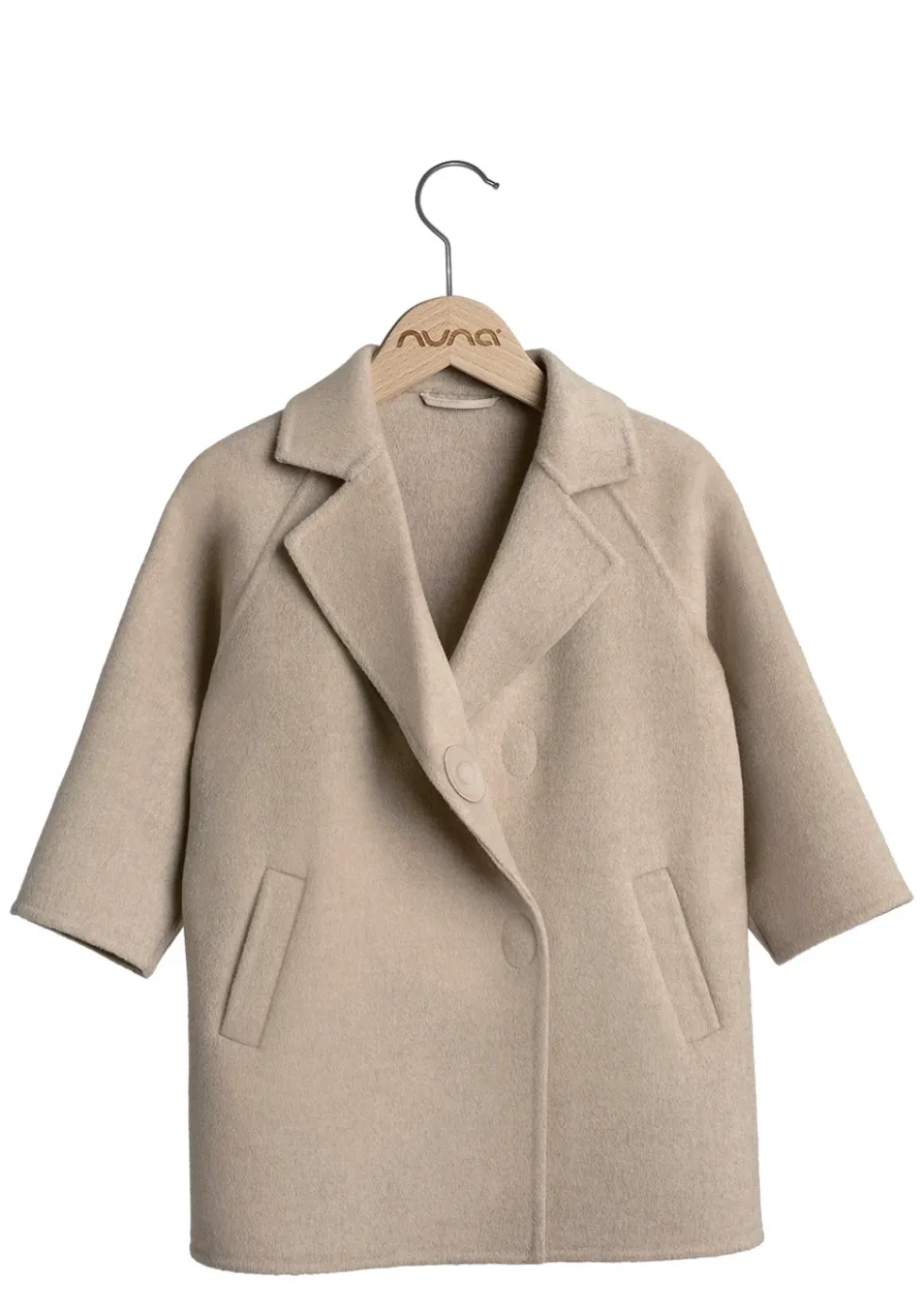 Cashmere Kindermantel stone