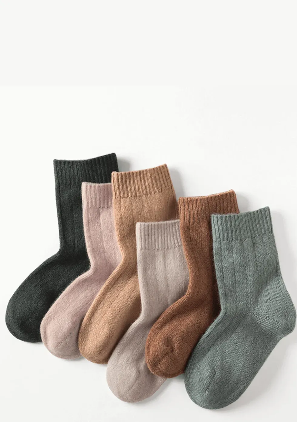 Cashmere Socken tan