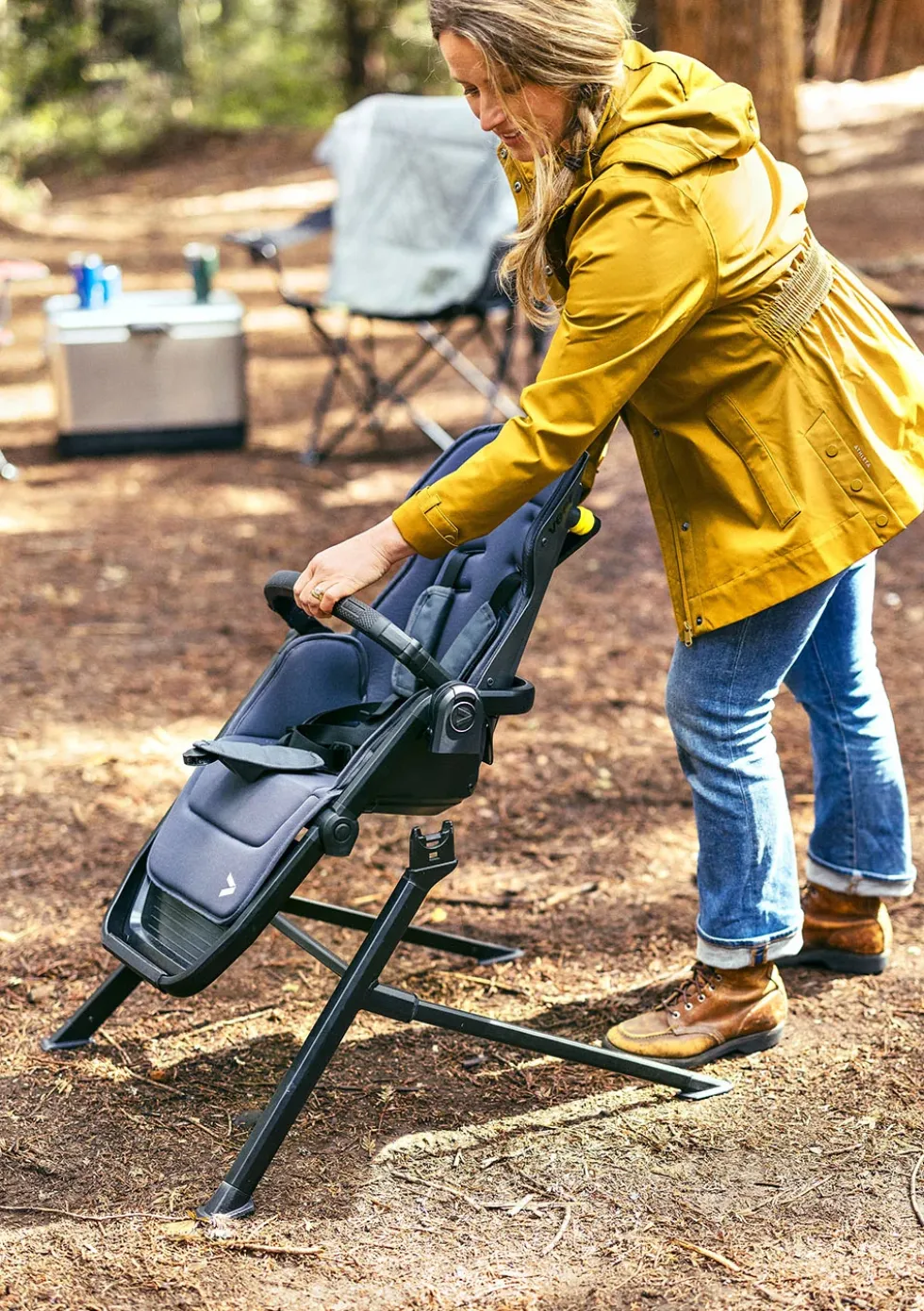 &Chill Campingstuhl Gestell dunkelgrau / schwarz