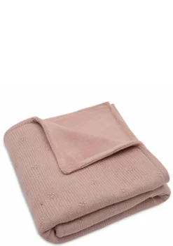 Decke Wiege 'Cosy Knit' Wild Rose 100 x 75 cm