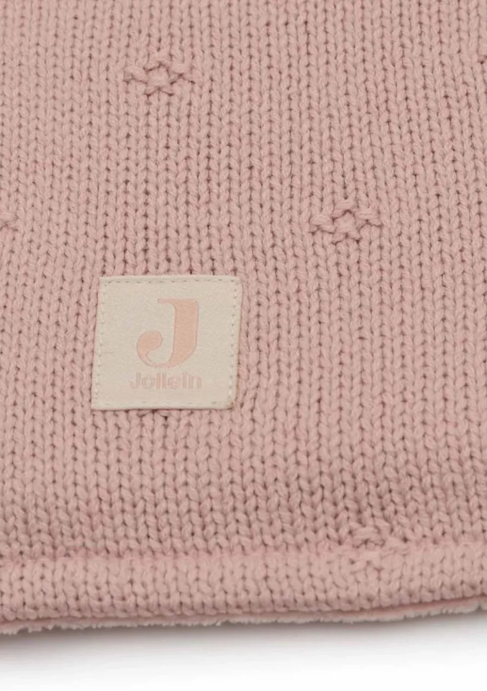 Decke Wiege 'Cosy Knit' Wild Rose 100 x 75 cm