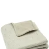 Decke Wiege 'Grain Knit' Velvet Olive Green 100 x 75 cm