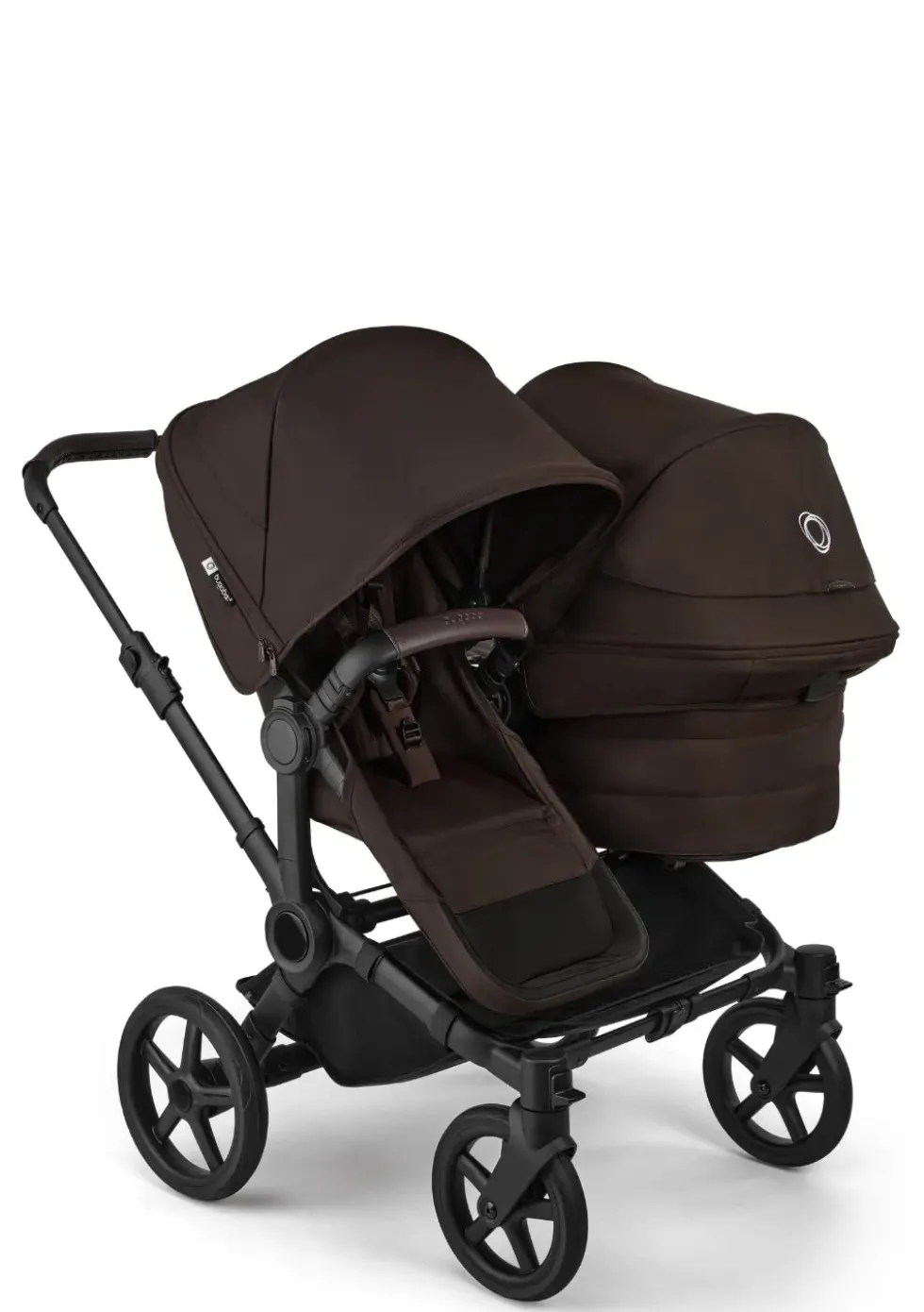 Donkey 6 Double' Bundle – Unverzichtbares Kinderwagen-Set Cocoa Brown