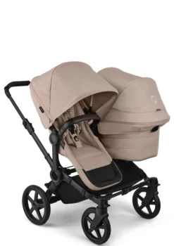 Donkey 6 Double' Bundle – Unverzichtbares Kinderwagen-Set Desert Taupe