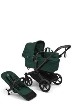 Donkey 6 Single' Bundle – Unverzichtbares Kinderwagen-Set Fern Green