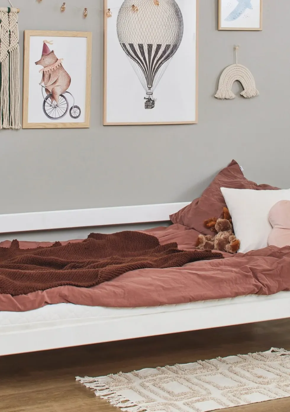 ECO Luxury' Einzelbett weiß 200 x 90 cm
