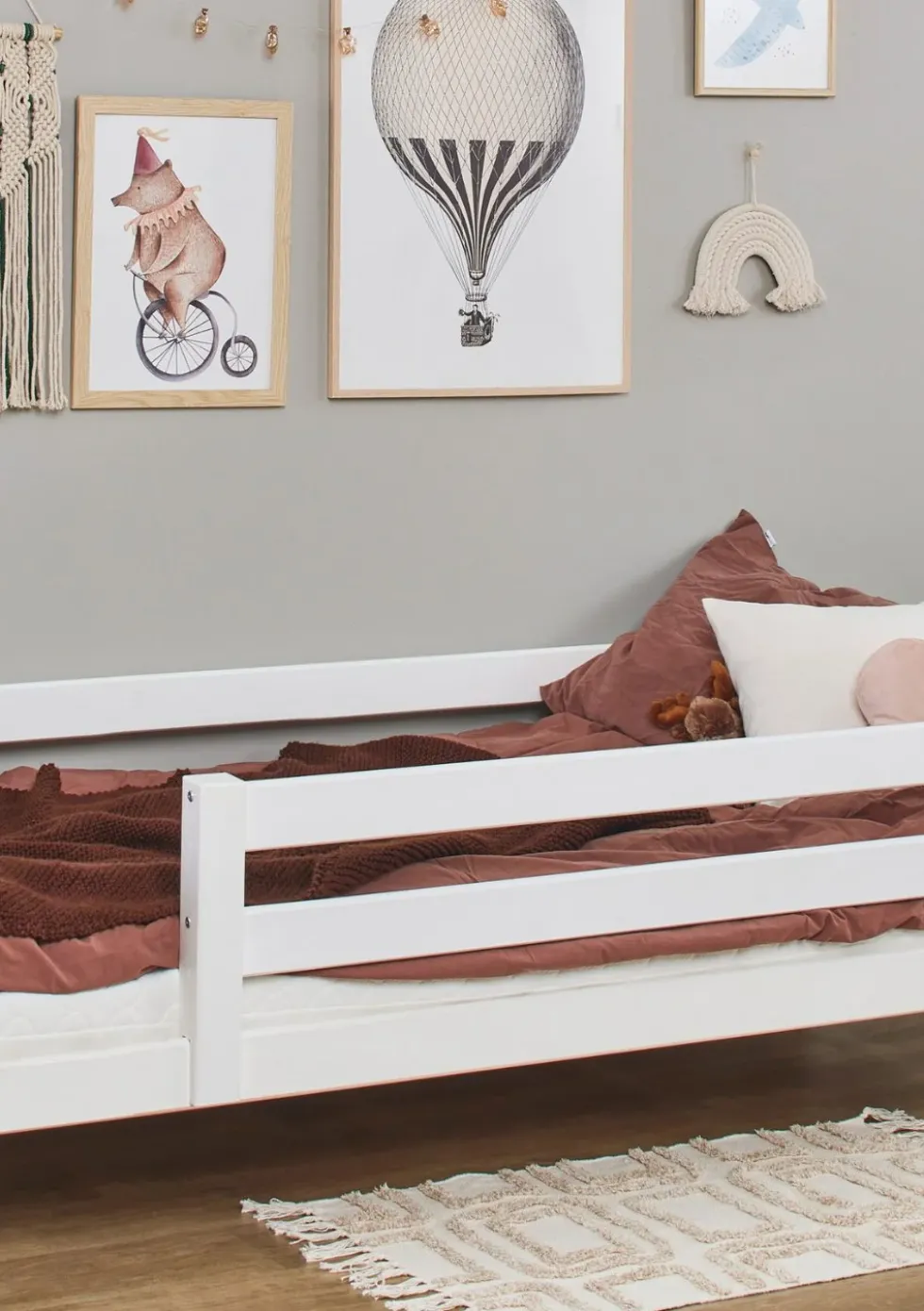 ECO Luxury' Einzelbett weiß 200 x 90 cm