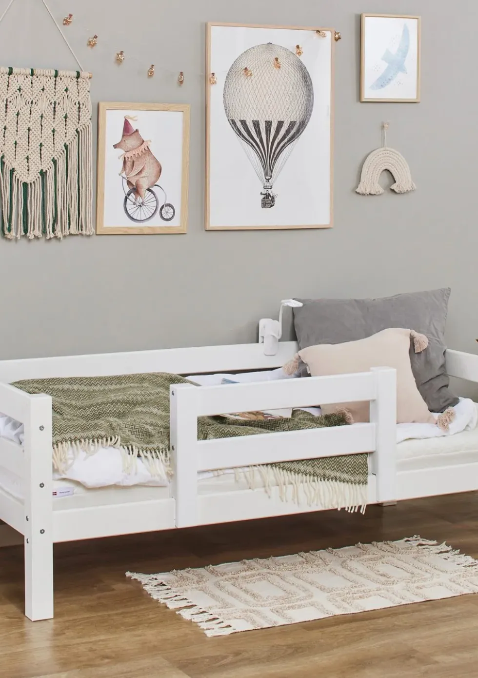 ECO Luxury' Einzelbett weiß 160 x 70 cm