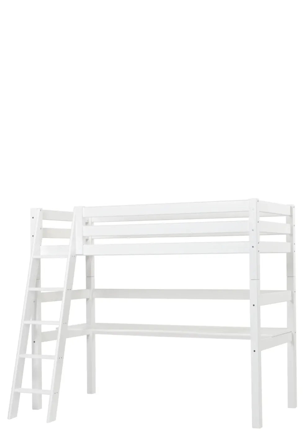 ECO Luxury' Hochbett mit Schreibtisch weiß 200 x 90 cm