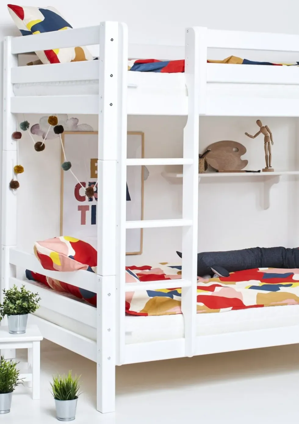ECO Luxury' Hohes Etagenbett weiß 160 x 70 cm