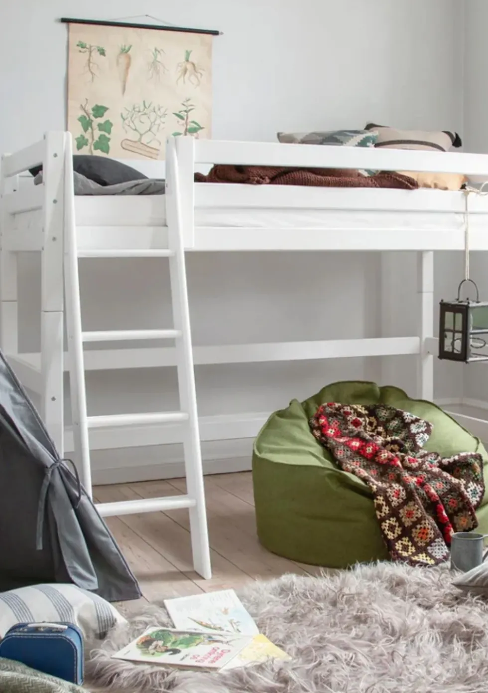 ECO Luxury' Leiter weiß, schräg, verschiedene Größen