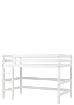 ECO Luxury' Mittelhochbett weiß 200 x 120 cm