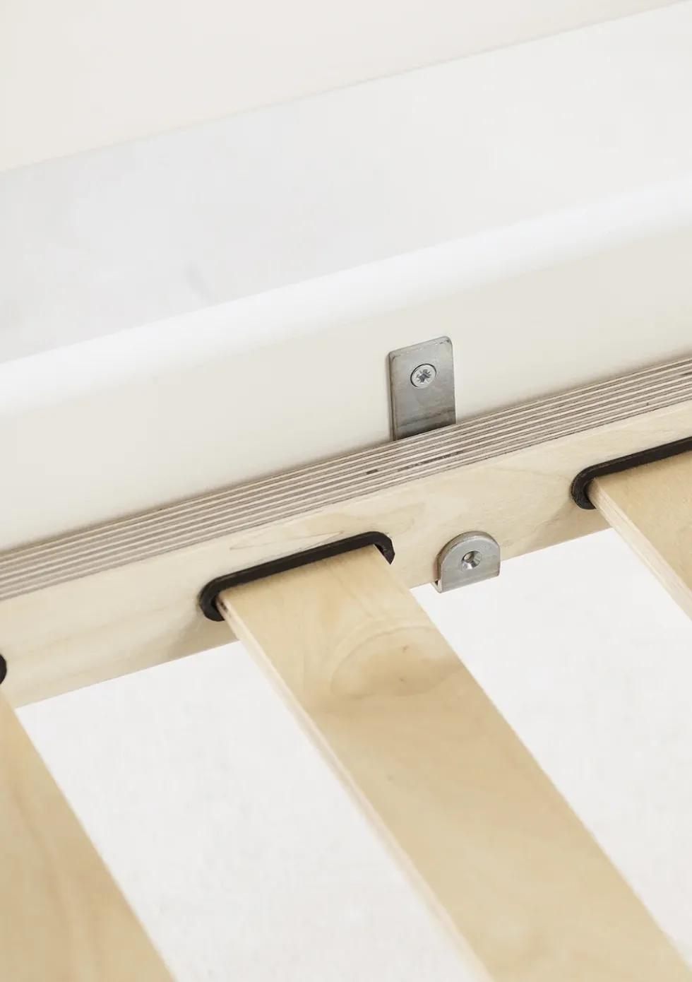 ECO Luxury' Spielbett mit Rutsche weiß 200 x 90 cm