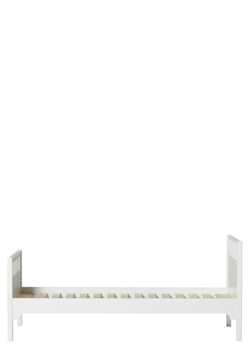 Einzelbett 'Seaside Classic' weiß 200 x 90 cm
