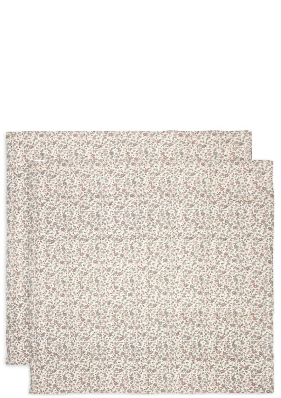 2er-Set Mulltücher Retro Flowers 115 x 115 cm