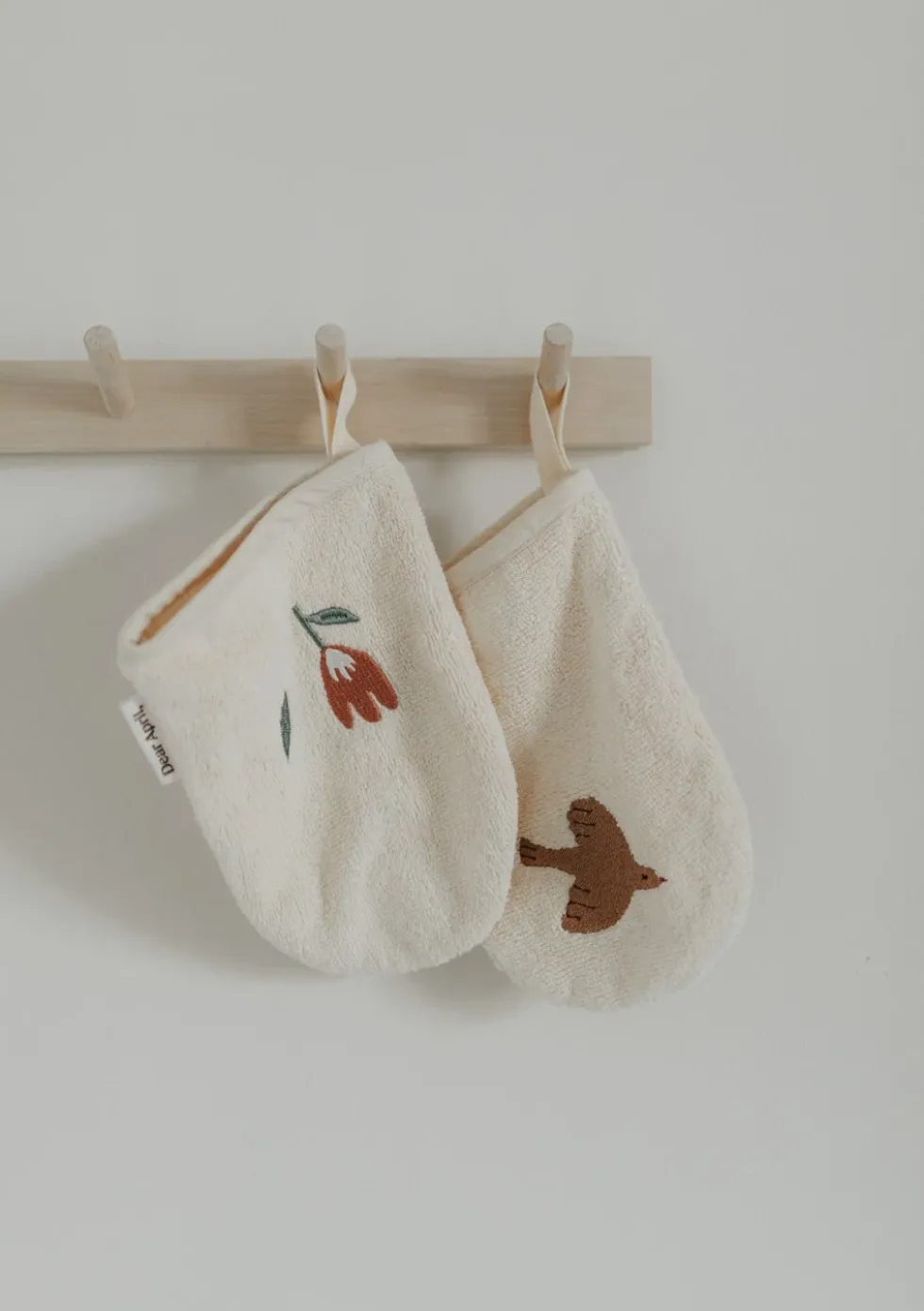 2er-Set Waschlappen 'Paw' Harmony