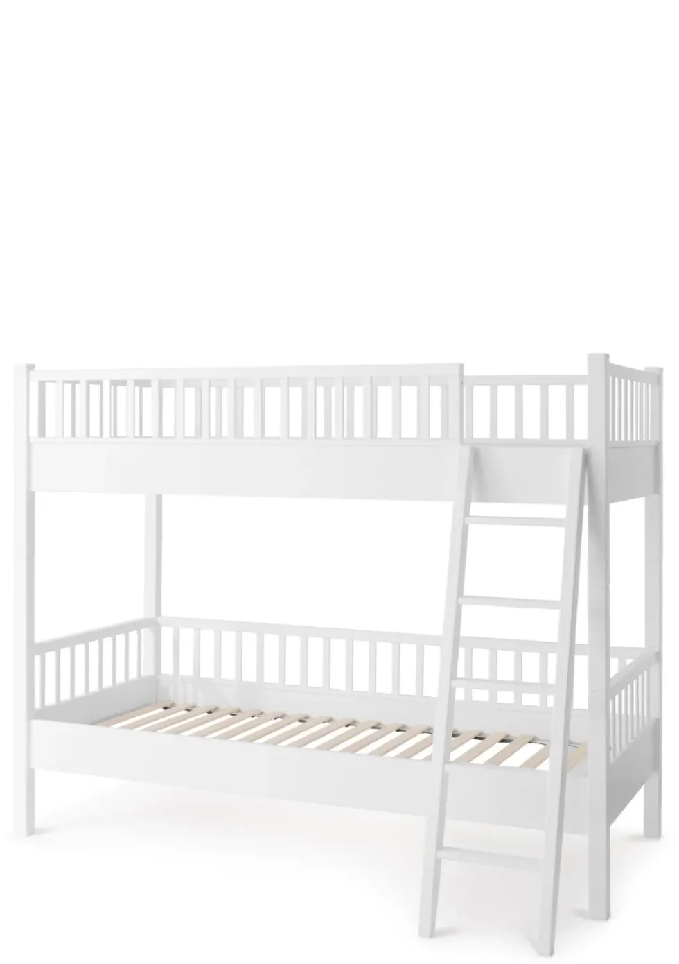 Etagenbett hoch weiß 200 x 90 cm