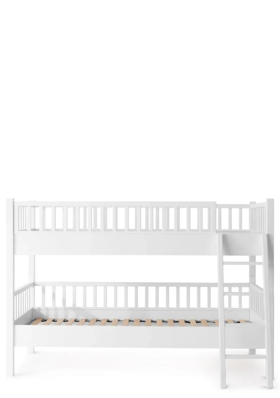 Etagenbett niedrig weiß 200 x 90 cm