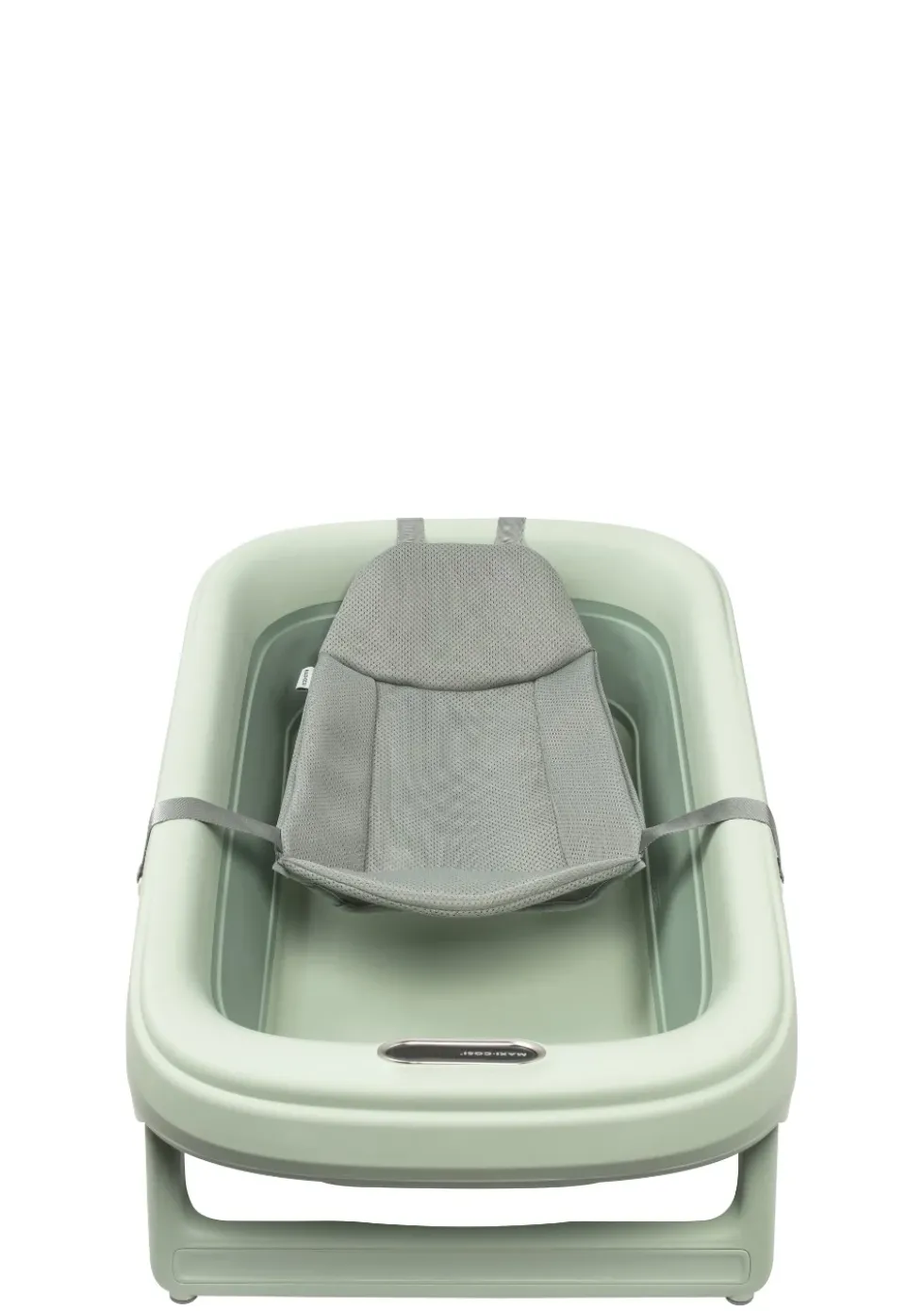 faltbare Badewanne 'Indigo Plus' inkl. Mesh-Einhang für Neugeborene Sage Green