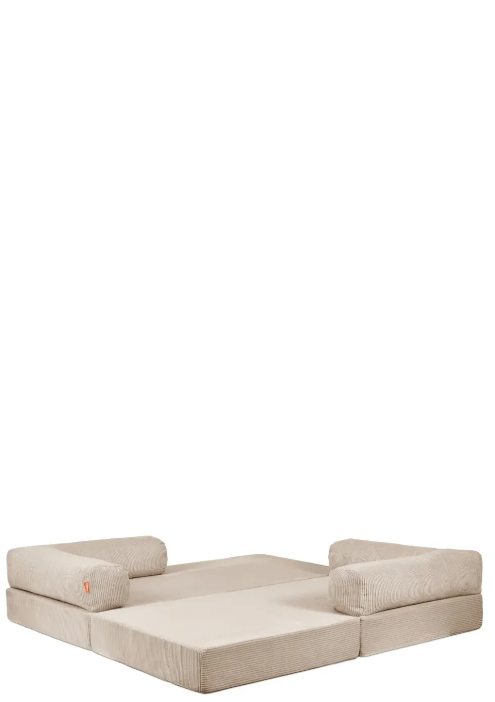 Family Sofa Cord Creme Beige