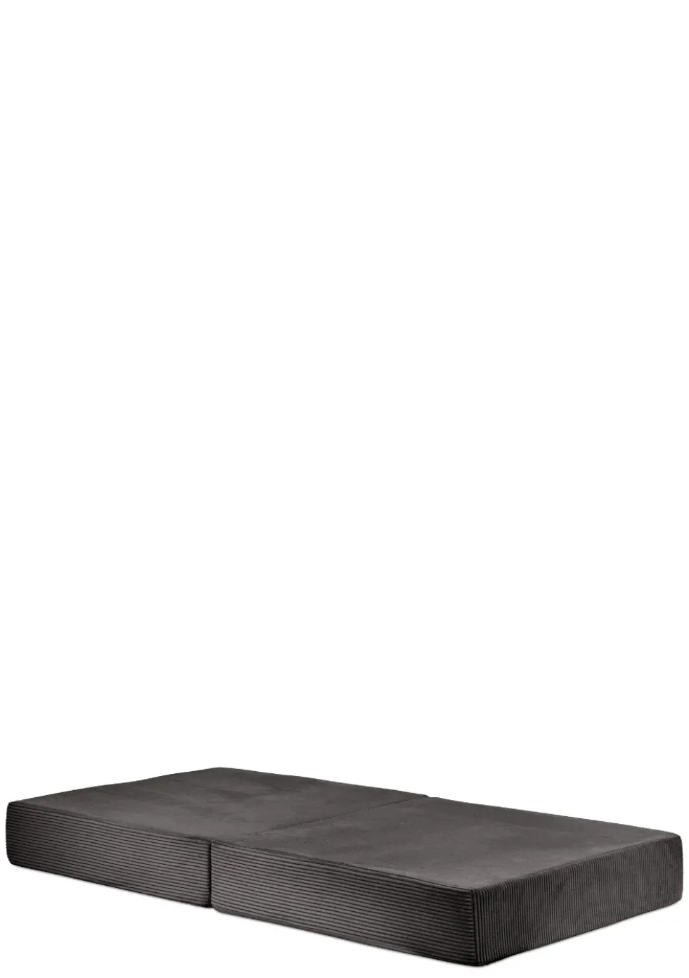 Family Sofa Cord Kiesel Grau