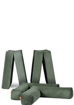 Family Sofa Cord Tannen Grün