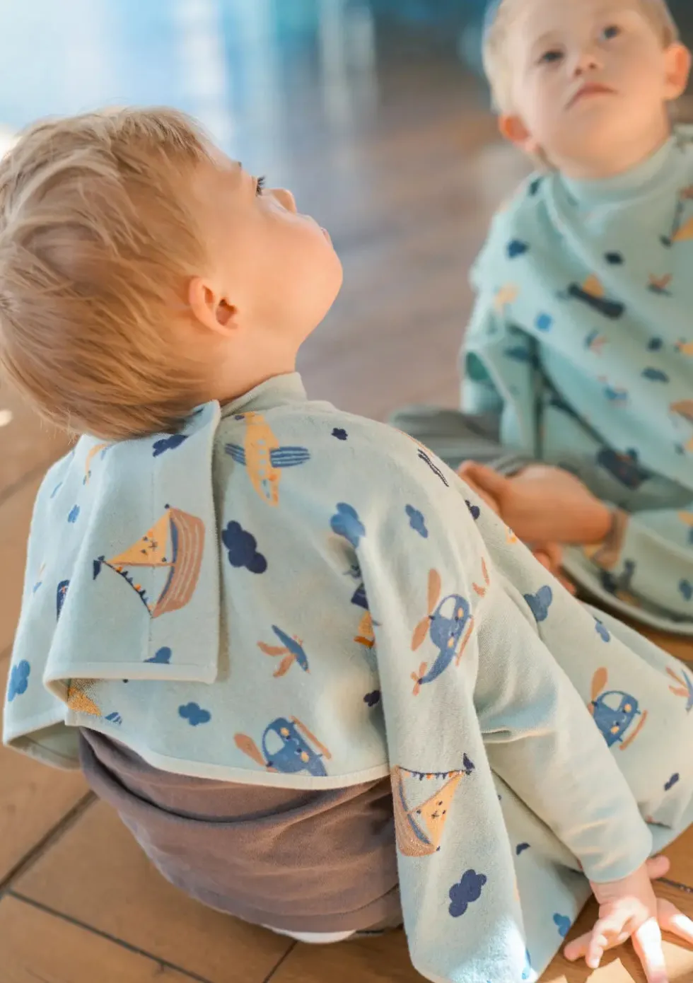 Frottee Ärmellätzchen 'Boo' Little Voyagers